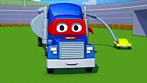 汽车城之超级变形卡车 第18集 油罐车